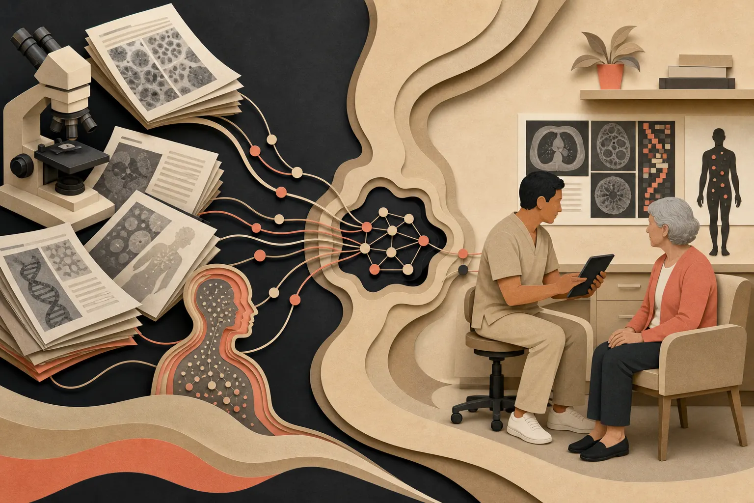 Editorial cover for Microsoft highlights AI work on why cancer medicines affect patients differently