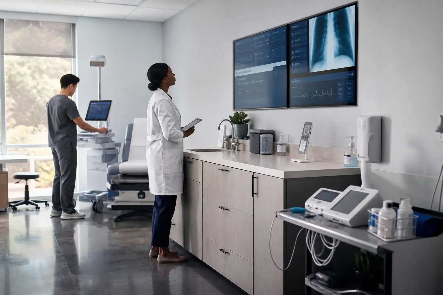 Editorial cover for AWS symposium recap points to an AI backbone for connected medical technology
