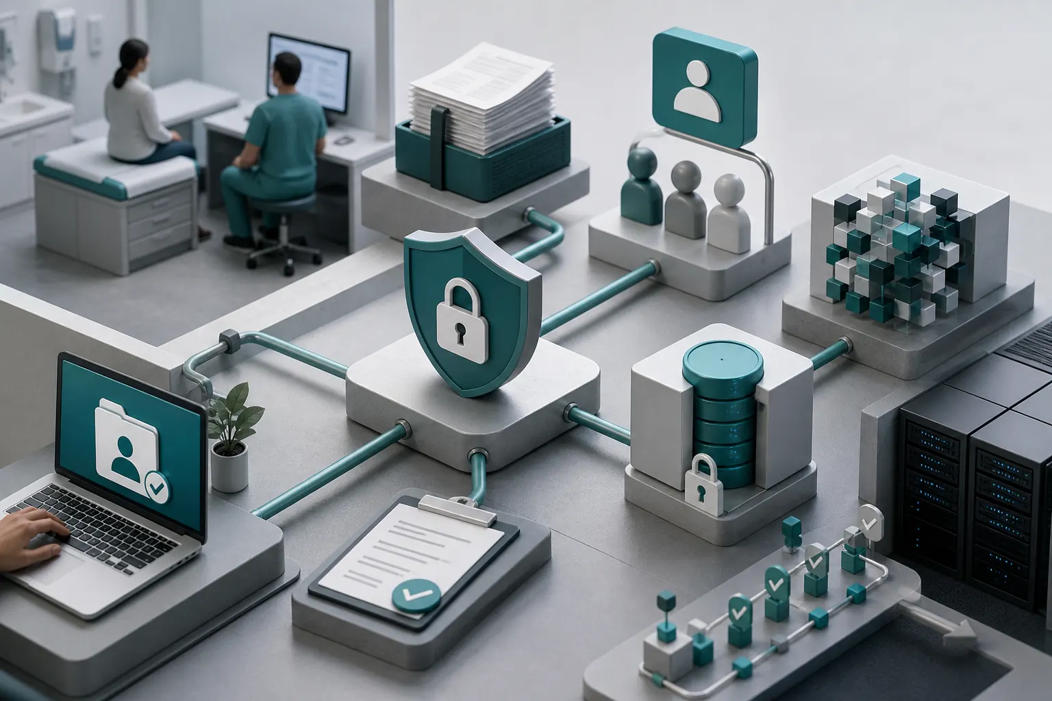 Editorial cover for HIPAA-ready is a system property, not a product label