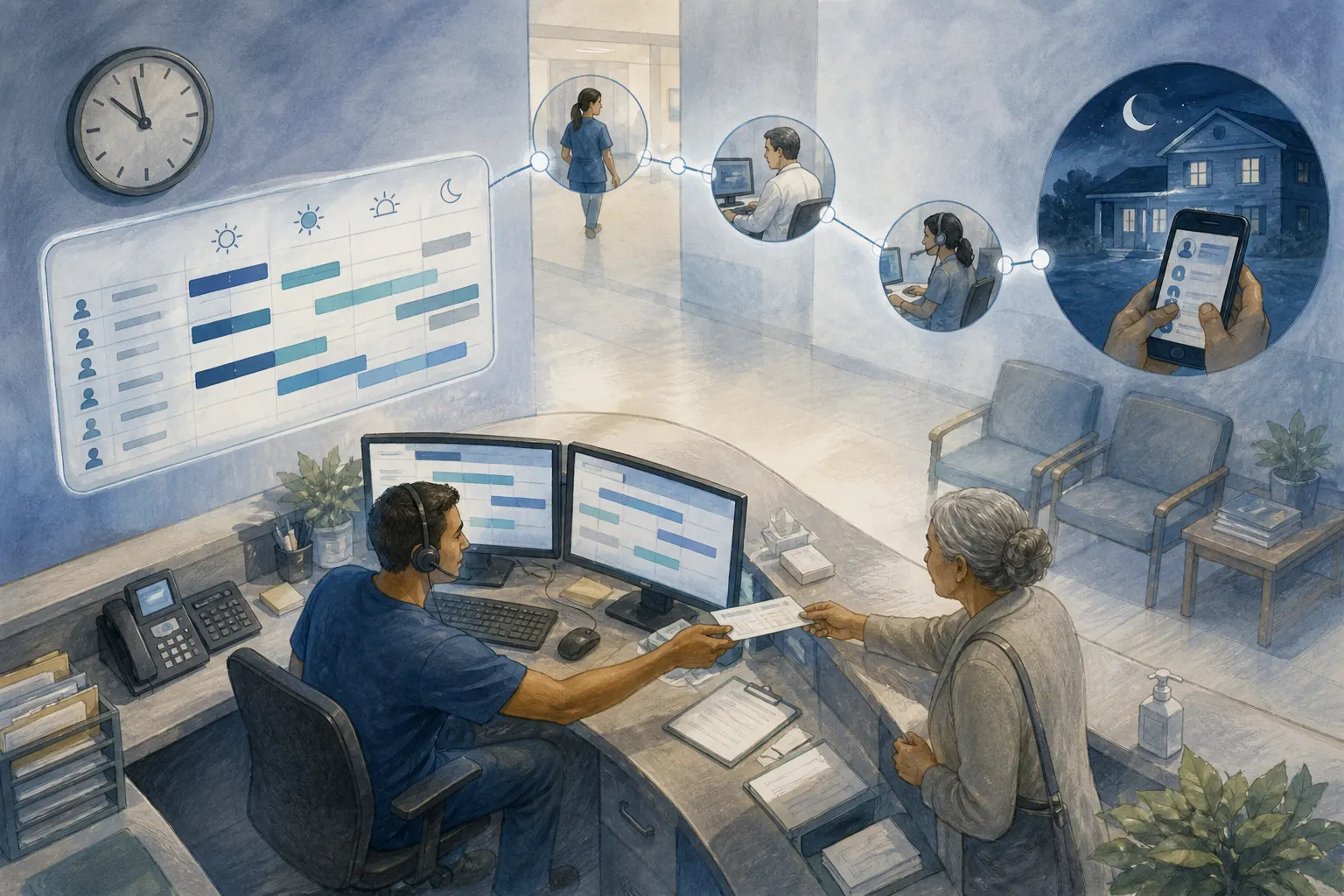 Editorial cover for Epic links staff scheduling with faster care coordination