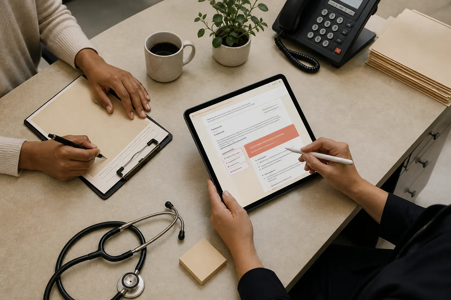 Editorial cover for Patient-facing AI changes the visit even when the practice buys nothing