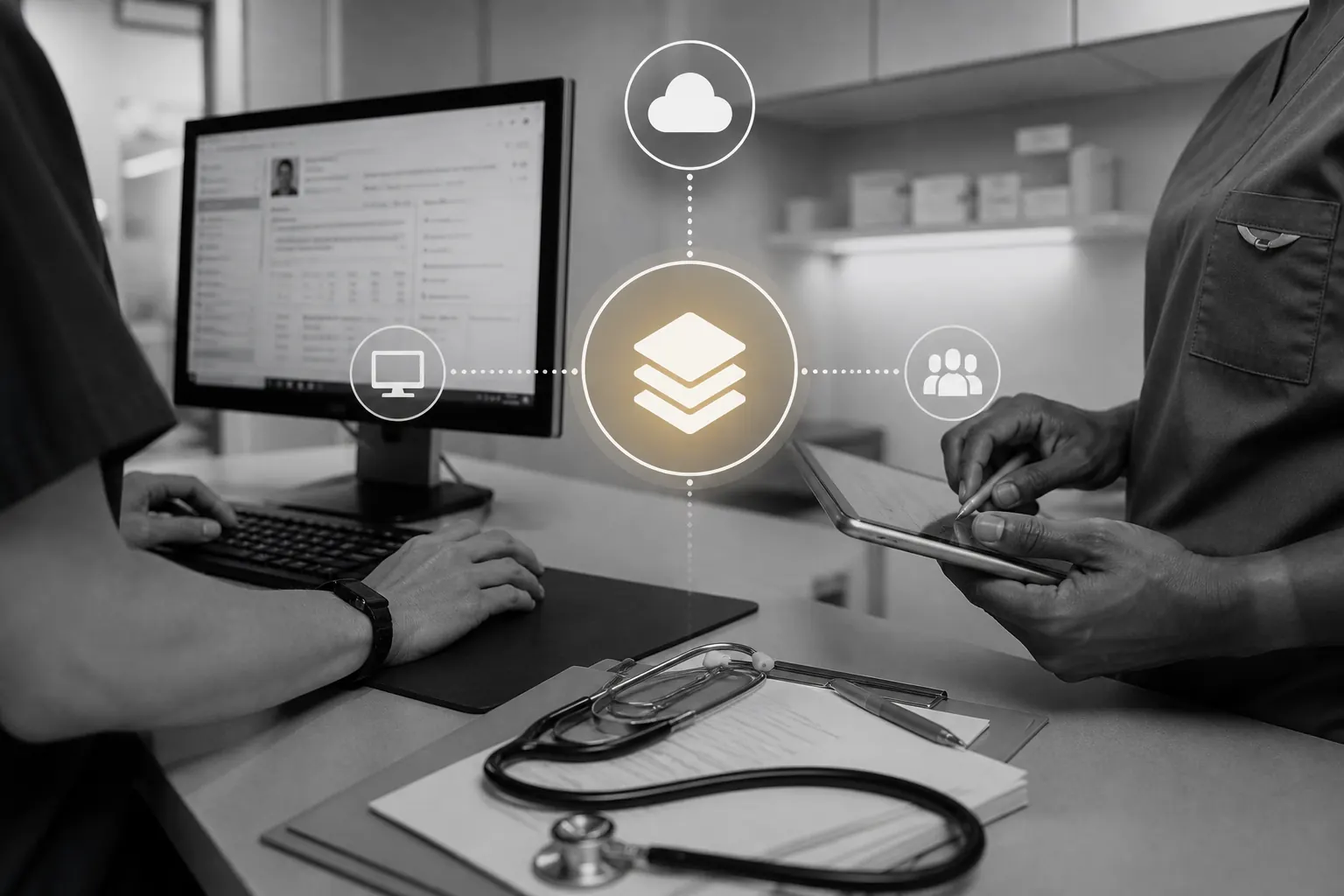 Editorial cover for Ambience introduces a shared context layer for healthcare AI