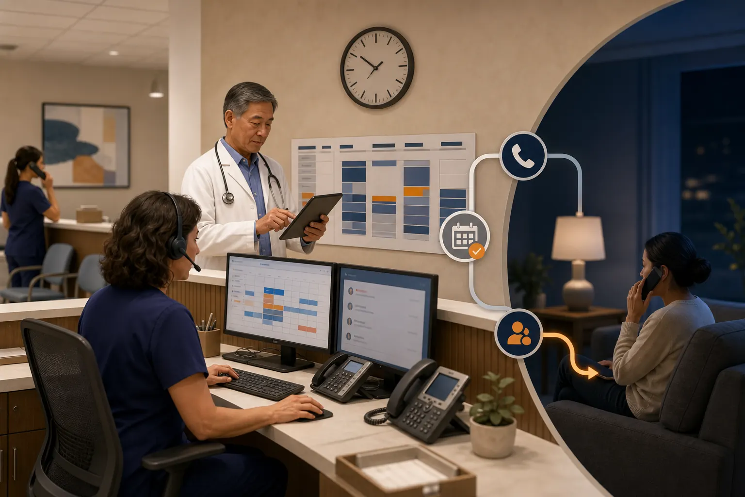 Editorial cover for Amazon Connect Health Appointment Management: Scheduling, Access and Human Handoff