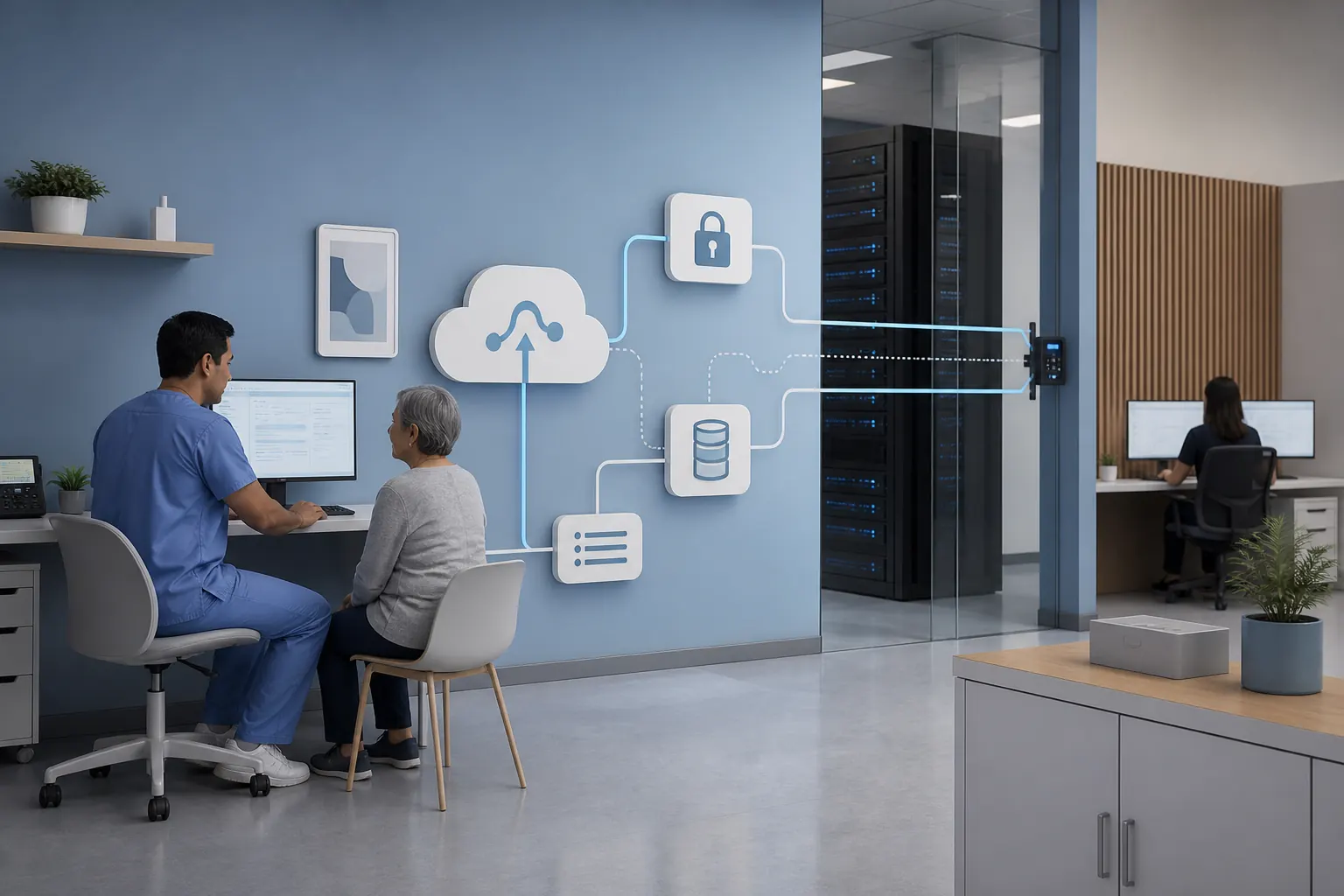 Editorial cover for Implementing Amazon Connect Health: EHR Integration, Security, Analytics and Cost